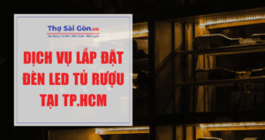 Dịch vụ lắp đặt đèn led tủ rượu