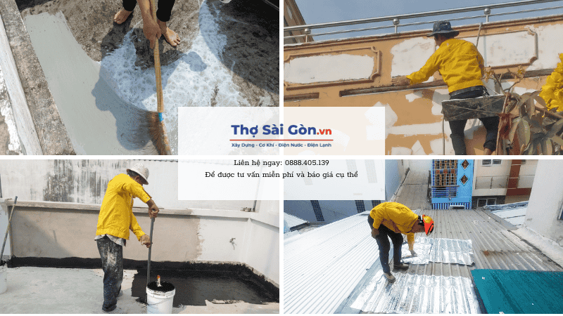 Các dịch vụ chống thấm phổ biến tại Quận 6