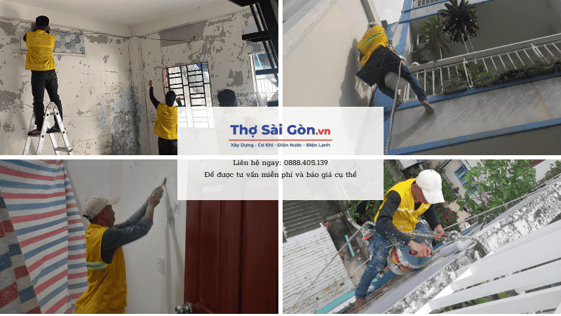 Các hạng mục chống thấm phổ biến tại quận Tân Phú