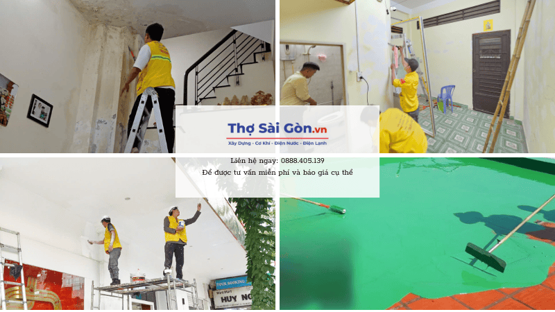 Quy trình chống thấm tại quận 10 của Thợ Sài Gòn