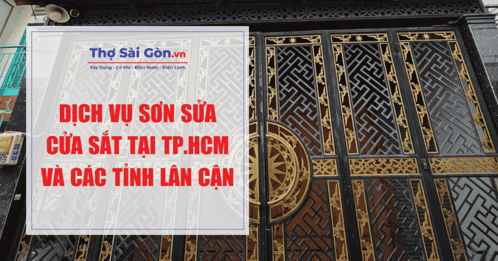 Dịch vụ sơn sửa cửa sắt tại TP.HCM