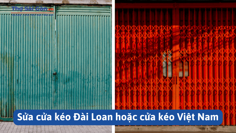 Sửa cửa kéo Đài Loan hoặc cửa kéo Việt Nam