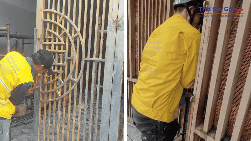 Sửa cửa sắt gỉ sét