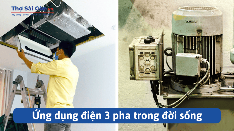 Ứng dụng điện 3 pha trong đời sống