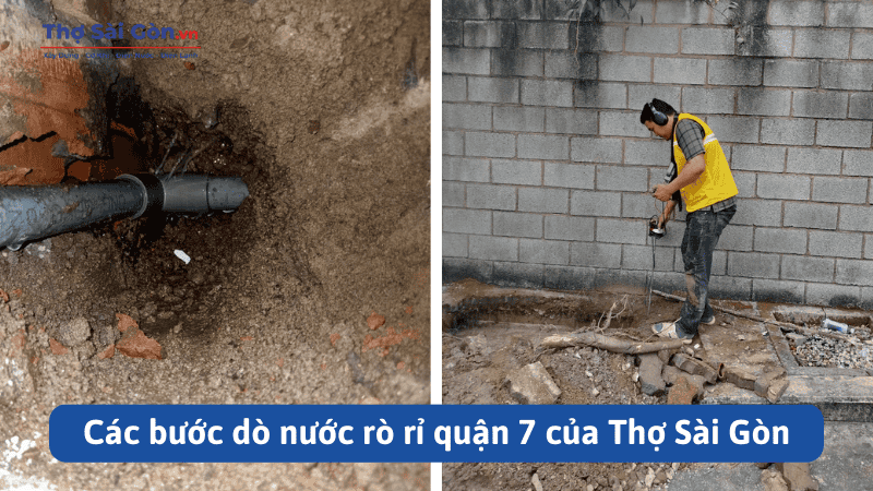 Các bước dò nước rò rỉ quận 7