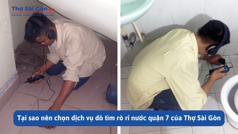 dịch vụ dò tìm rò rỉ nước quận 7