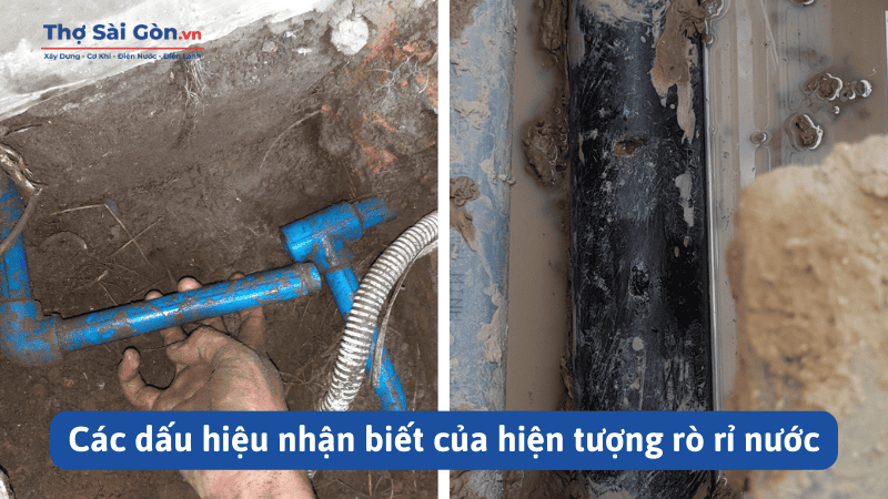 Dịch vụ dò tìm rò rỉ nước quận 11 giá rẻ, uy tín 3 Các dấu hiệu nhận biết của hiện tượng rò rỉ nước