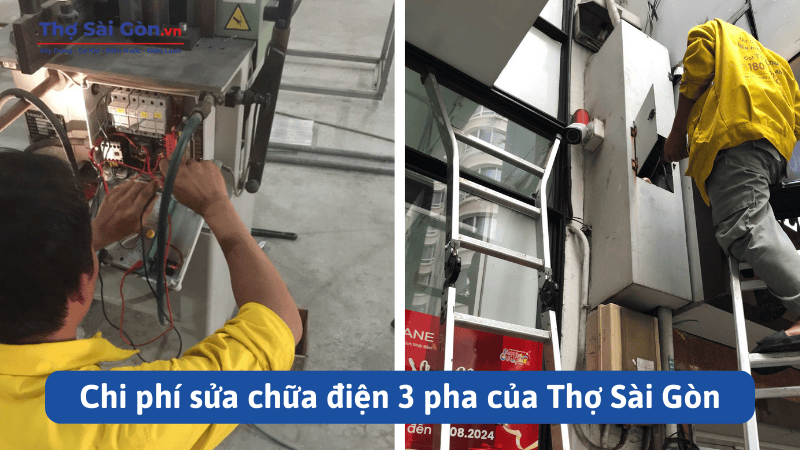 Chi phí sửa chữa điện 3 pha