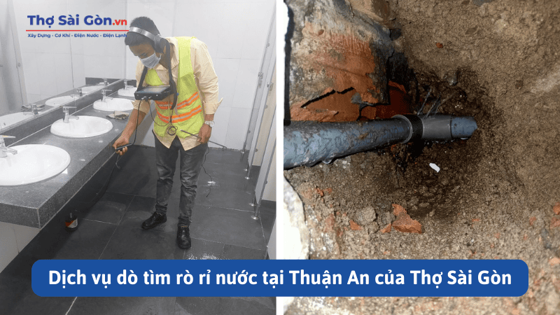 Dịch vụ dò tìm rò rỉ nước tại Thuận An