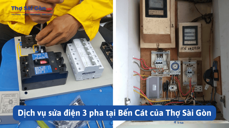 Dịch vụ sửa điện 3 pha tại Bến Cát