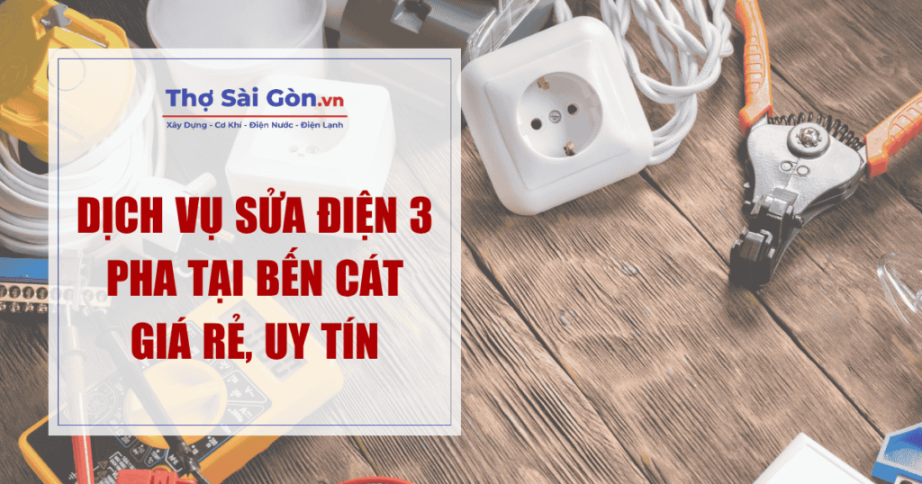 sửa điện 3 pha tại Bến Cát