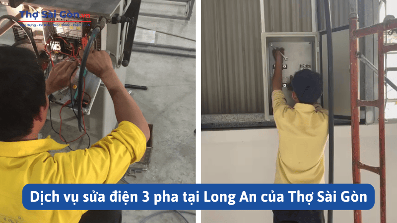 Dịch vụ sửa điện 3 pha tại Long An