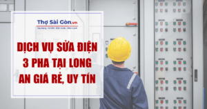 sửa điện 3 pha tại Long An