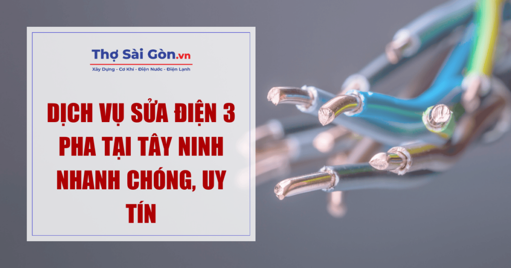 sửa điện 3 pha tại Tây Ninh