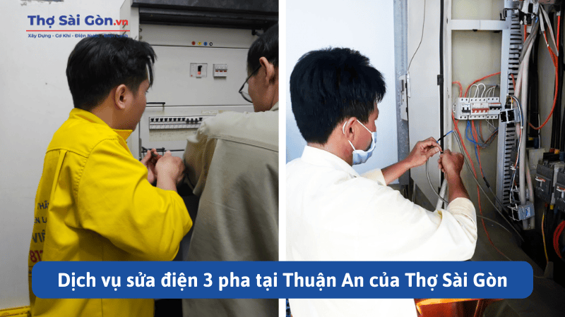 Dịch vụ sửa điện 3 pha tại Thuận An