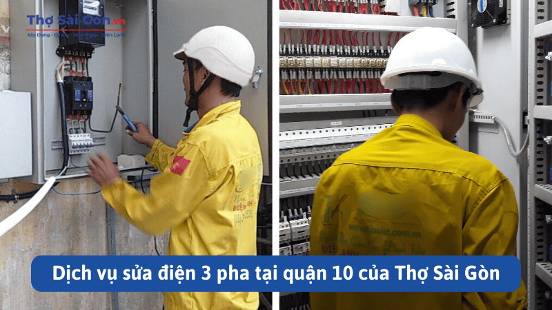 Dịch vụ sửa điện 3 pha tại quận 10
