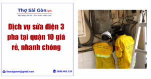 sửa điện 3 pha tại quận 10