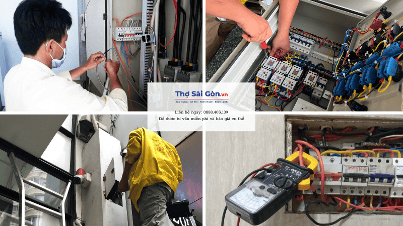 Hạng mục sửa chữa điện 3 pha tại quận 4