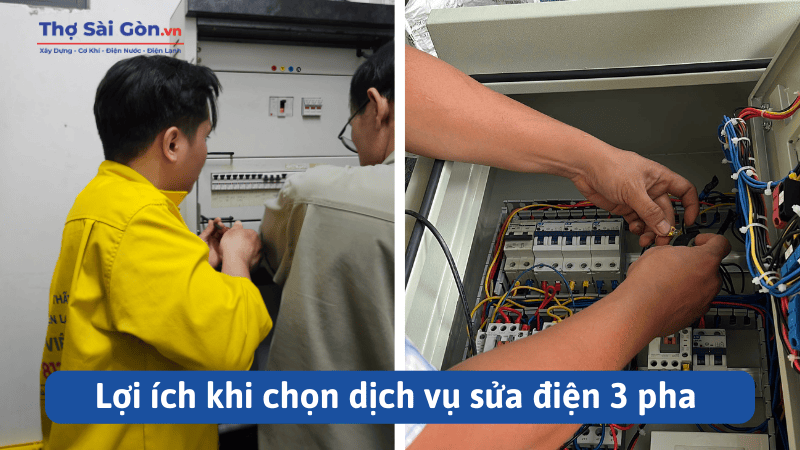 Thợ sửa điện 3 pha tại quận 7 giá rẻ, hỗ trợ nhanh chóng 2 Lợi ích khi chọn dịch vụ sửa điện 3 pha