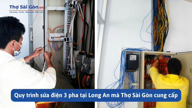 Quy trình sửa điện 3 pha tại Long An