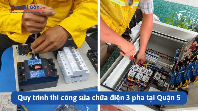 Thợ sửa điện 3 pha tại quận 5 nhanh chóng, uy tín 1