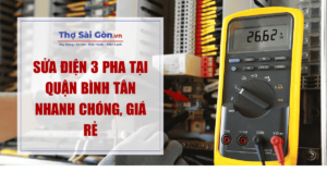 Sửa điện 3 pha tại quận Bình Tân