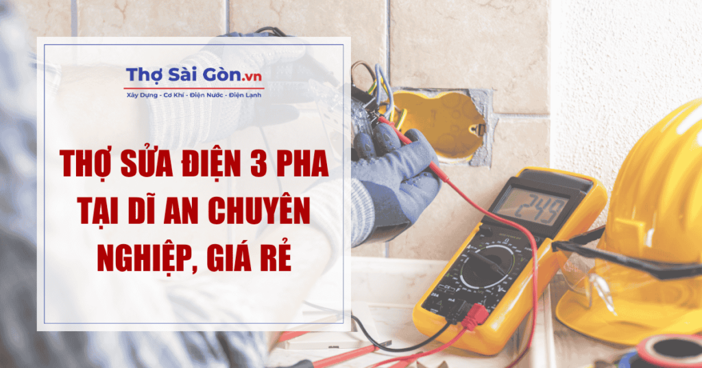 sửa điện 3 pha tại Dĩ An