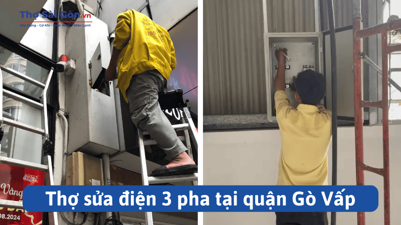 Thợ sửa điện 3 pha tại quận Gò Vấp
