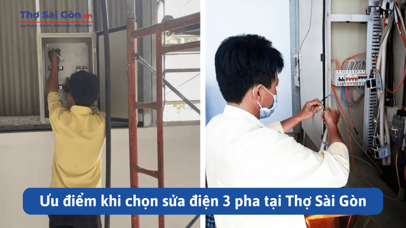 Ưu điểm khi chọn sửa điện 3 pha tại Thợ Sài Gòn