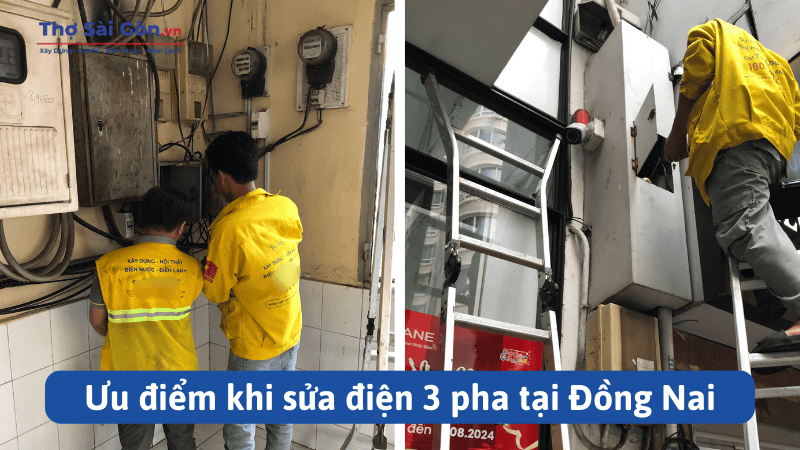 Ưu điểm khi sửa điện 3 pha tại Đồng Nai