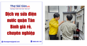 sửa điện nước quận Tân Bình