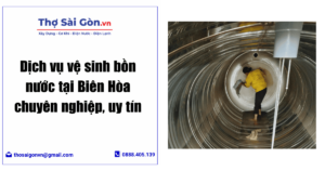 vệ sinh bồn nước tại Biên Hòa