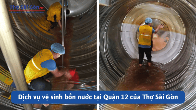 Dịch vụ vệ sinh bồn nước tại Quận 12