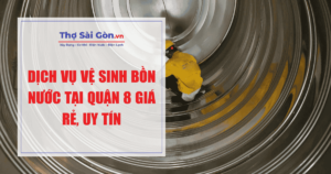 vệ sinh bồn nước tại Quận 8