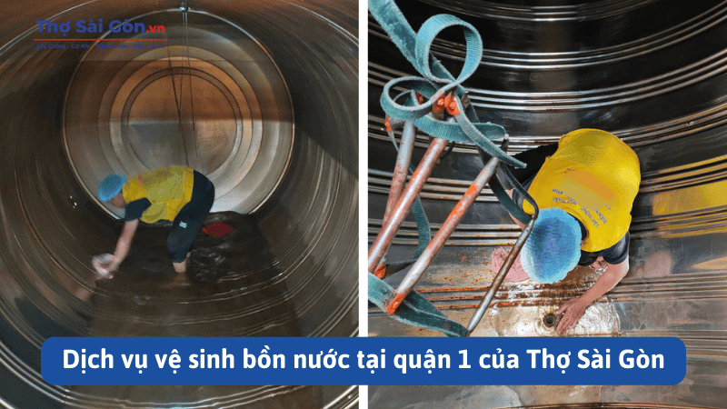 Dịch vụ vệ sinh bồn nước tại quận 1