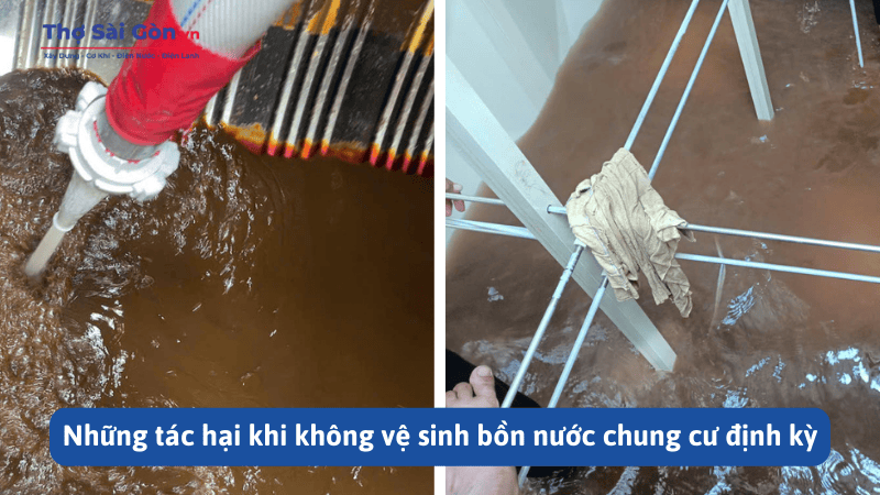 Vệ sinh bồn nước chung cư nhanh chóng, uy tín 2 Những tác hại khi không vệ sinh bồn nước chung cư định kỳ
