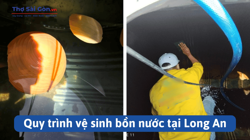 Quy trình vệ sinh bồn nước tại Long An (1)