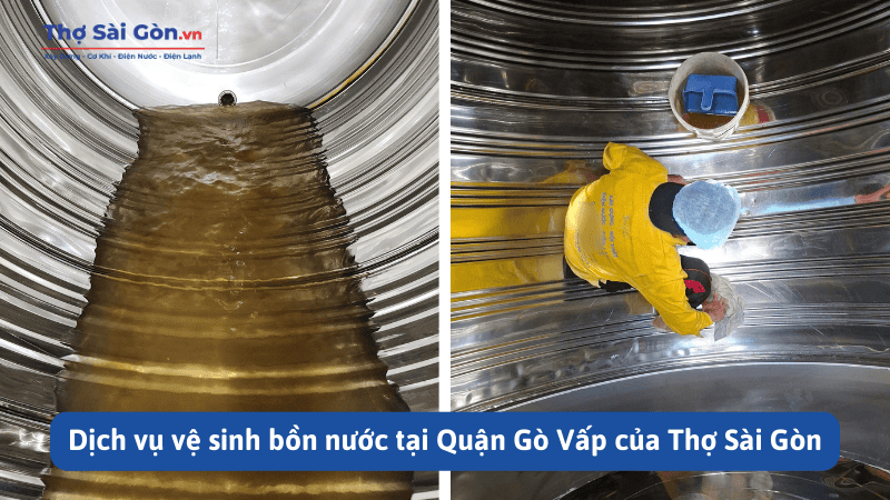 Dịch vụ vệ sinh bồn nước tại Quận Gò Vấp