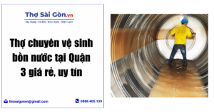 vệ sinh bồn nước tại Quận 3