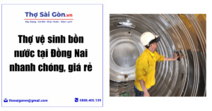 vệ sinh bồn nước tại Đồng Nai