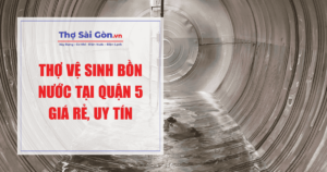 vệ sinh bồn nước tại Quận 5