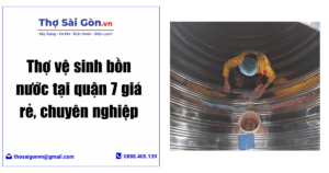 vệ sinh bồn nước tại quận 7