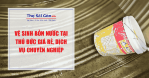 Vệ sinh bồn nước tại Thủ Đức