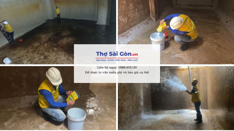 Các hạng mục Thợ Sài Gòn cần làm khi vệ sinh bể nước ngầm tại Hóc Môn