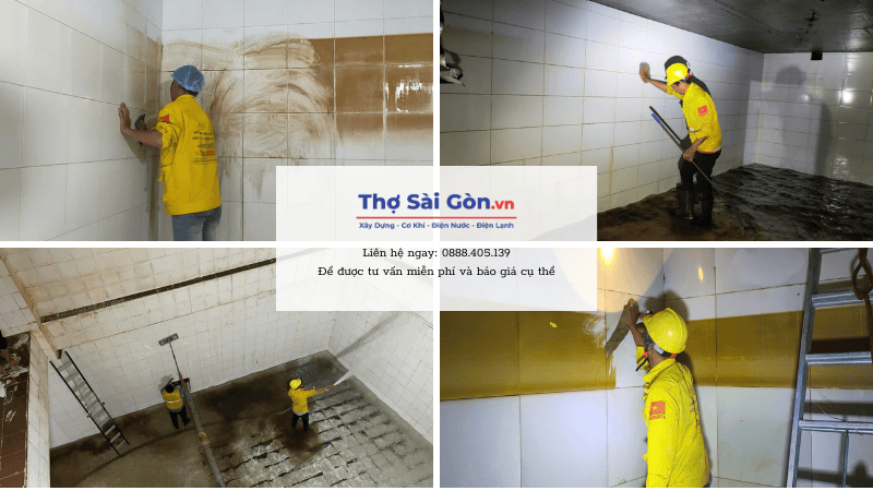 Các hạng mục Thợ Sài Gòn cần làm khi vệ sinh bể nước ngầm tại Thủ Dầu Một