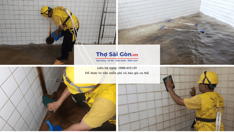 Các hạng mục Thợ Sài Gòn cần làm khi vệ sinh bể nước ngầm tại quận 12