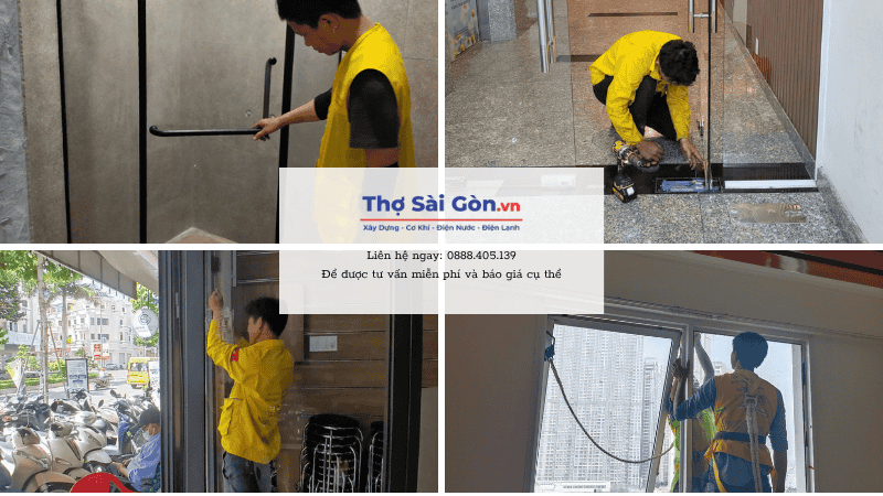 Tìm thợ sửa cửa kính quận Tân Phú - Gọi 0888 405 139 1