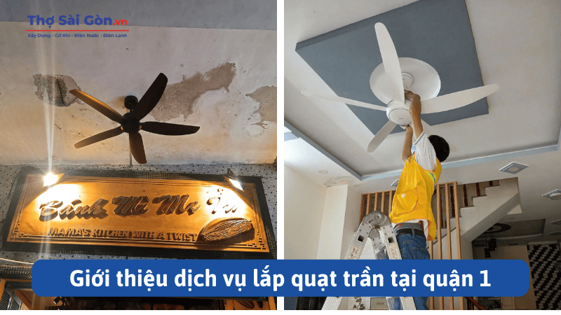 Thợ lắp quạt trần quận 1 - Gọi 0888 405 139 1
