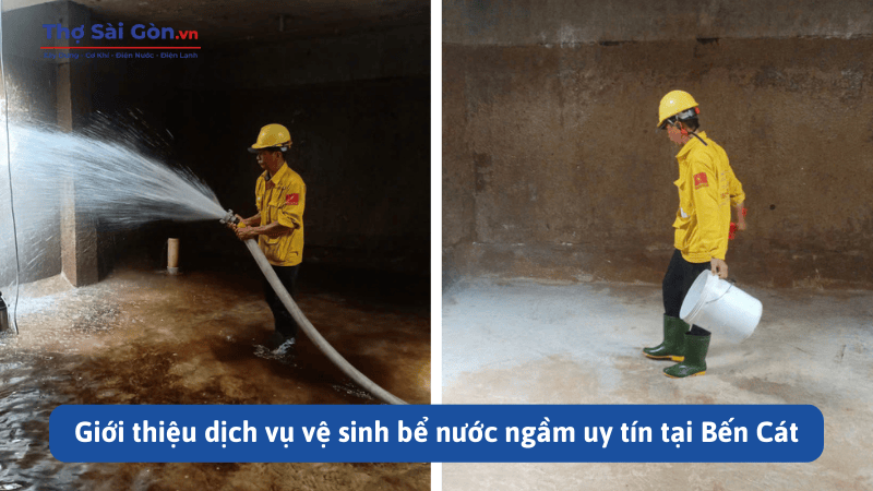 Giới thiệu dịch vụ vệ sinh bể nước ngầm uy tín tại Bến Cát