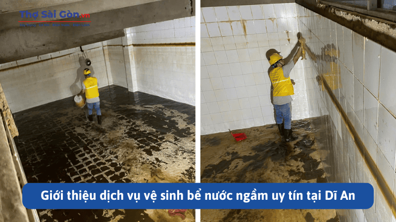 Giới thiệu dịch vụ vệ sinh bể nước ngầm uy tín tại Dĩ An